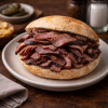 Sandes de carne fumada